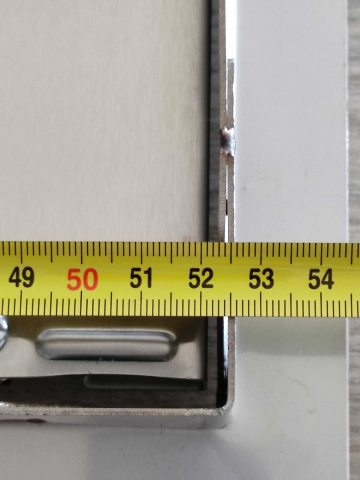 Usa din inox cu cadru built-in 81 x 57 x 4 cm pentru insula si bucatarie exterioara Grandhall Elite 4B A08001005T [7]