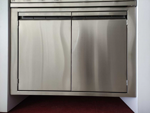 Usa din inox cu cadru built-in 81 x 57 x 4 cm pentru insula si bucatarie exterioara Grandhall Elite 4B A08001005T [2]