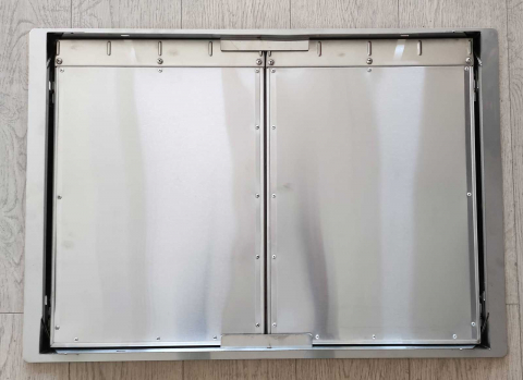 Usa din inox cu cadru built-in 81 x 57 x 4 cm pentru insula si bucatarie exterioara Grandhall Elite 4B A08001005T [1]