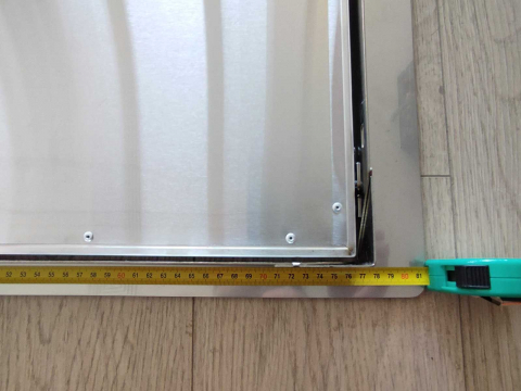 Usa din inox cu cadru built-in 81 x 57 x 4 cm pentru insula si bucatarie exterioara Grandhall Elite 4B A08001005T [12]