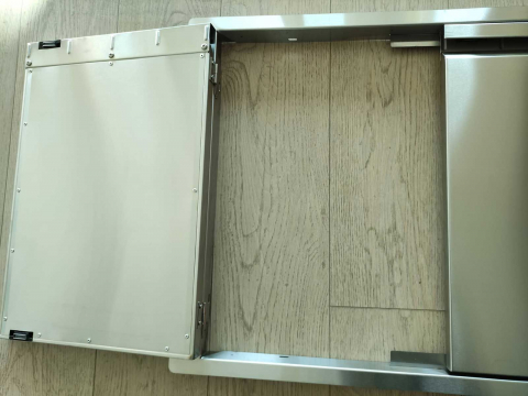 Usa din inox cu cadru built-in 81 x 57 x 4 cm pentru insula si bucatarie exterioara Grandhall Elite 4B A08001005T [4]