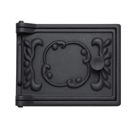 Uși pentru sobă și șemineu - USA MICA DE FONTA VIZITARE HORN CU DESEN