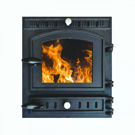 Uși pentru sobă și șemineu - USA SEMINEU CU STICLA 450 x 415 mm