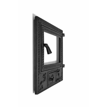 UȘĂ ȘEMINEU DIN FONTĂ CU STICLĂ 600 x 500 mm [3]