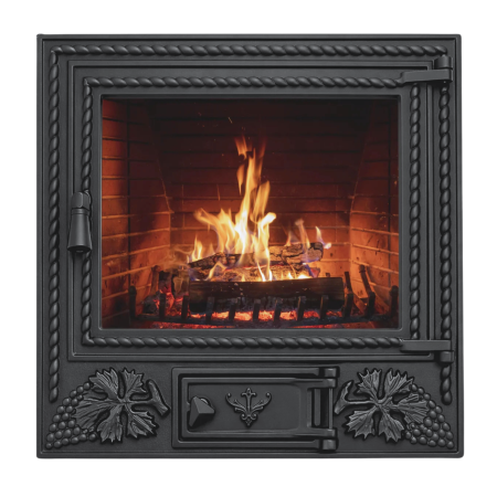 Uși pentru sobă și șemineu - usa-semineu-fonta-cu-sticla-640x655-mm