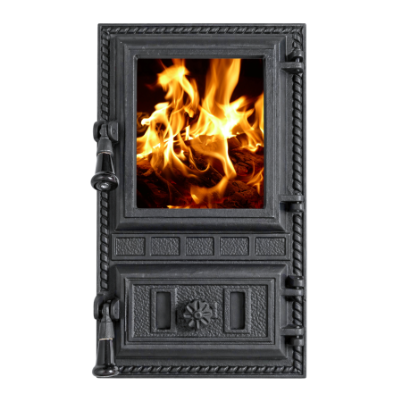 PRODUSE DIN FONTĂ - usa-semineu-farmer-cu-sticla-500x295-mm