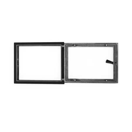 Usa semineu fonta cu sticla termorezistenta 480x380 mm [4]