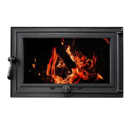 Uși pentru sobă și șemineu - usa-semineu-fonta-geam-stil-62-640x440