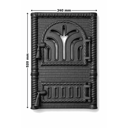 UȘĂ SOBĂ/ȘEMINEU COMBI 520 x 340 mm [1]