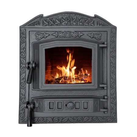 Uși pentru sobă și șemineu - usa-semineu-cu-geam-design-ornamental-540x620-mm