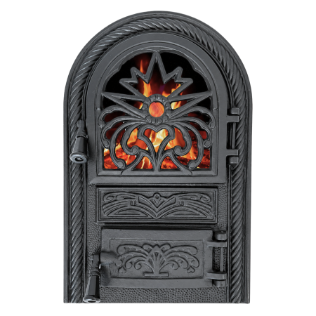 Uși pentru sobă și șemineu - usa-soba-semineu-soare-530x340-mm