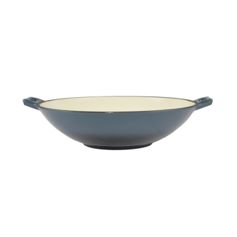 Vase pentru gătit din fontă - WOK DIN FONTA EMAILATA DE 37 cm