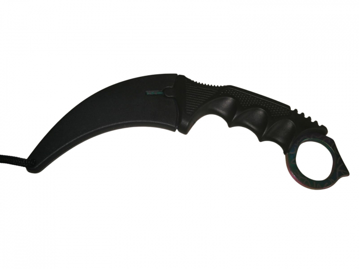Cutit karambit de vanatoare IdeallStore®, Rainbow Web, 18.5 cm, multicolor [5]