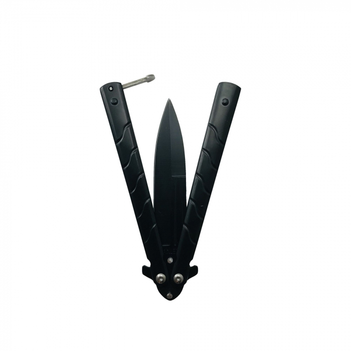 Set baioneta Navy, Spear Point si cutit balisong, butterfly, Spear Point, 32 cm [9]