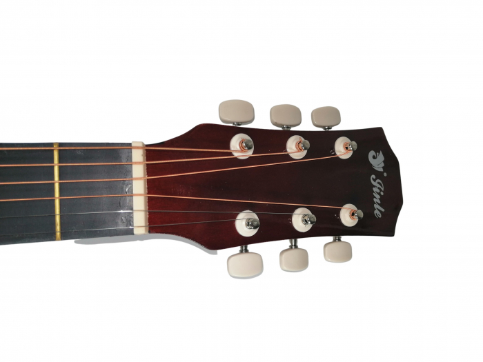 Chitara clasica din lemn 95 cm, visinie Cutaway, husa nylon inclusa [6]