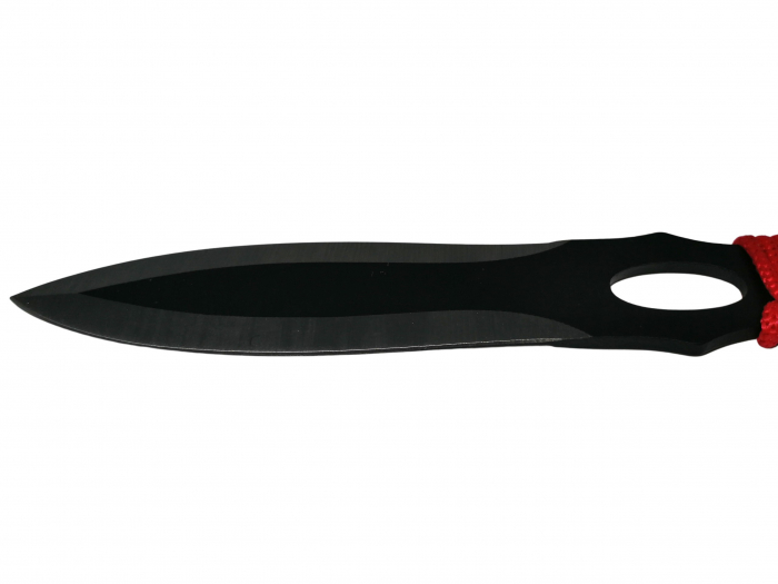 Set trei cutite de aruncat IdeallStore®, Red Fury, otel inoxidabil, 19 cm [5]