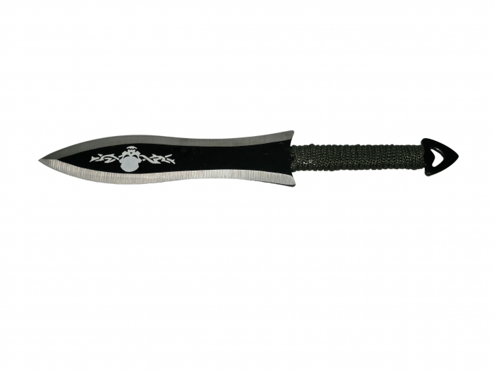 Set sase cutite de aruncat IdeallStore®, Army Fury, otel inoxidabil, 19 cm [3]
