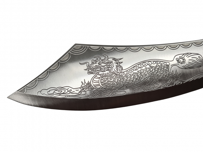 Maceta, Breath of the Dragon, otel inoxidabil, cutit de aruncat inclus, 54 cm [5]