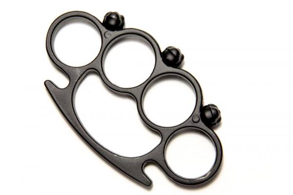 Pumnal tip box, rozeta autoaparare model craniu negru [2]