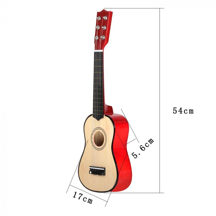 Chitara pentru copii, clasica, lemn, Junior, 54 cm [3]