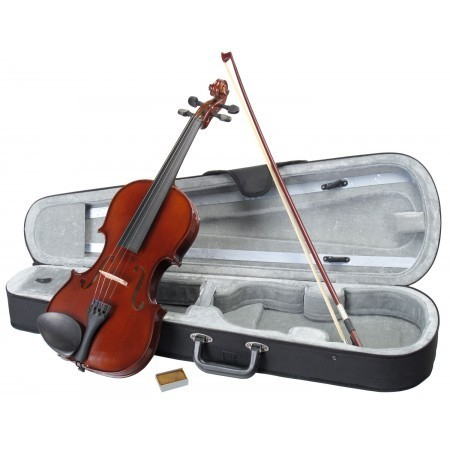 Vioara clasica din lemn 4/4 toc inclus + set corzi cadou [3]