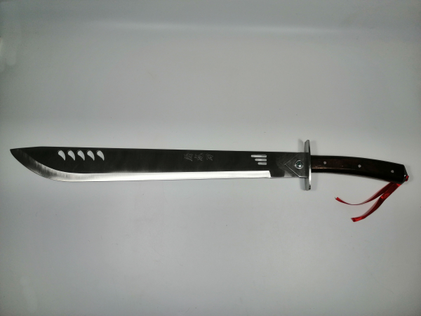 Sabie de vanatoare IdeallStore®, Wrath Blade, maner lemn, 69 cm, teaca cadou [2]