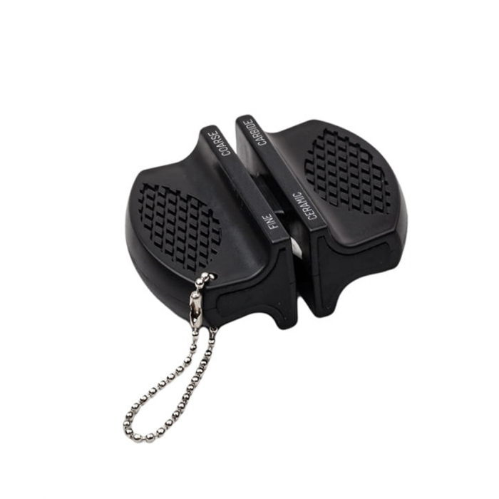 Acutitoare portabila pentru cutite IdeallStore®, Carry Sharp, 2 moduri, negru [2]