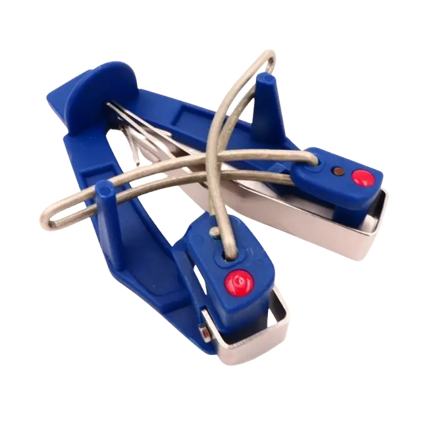 Dispozitiv Ascutit Cutite Sharp Easy si Mini Menghina din Fonta, prindere de masa, set 2 in 1, Albastru/Gri [3]