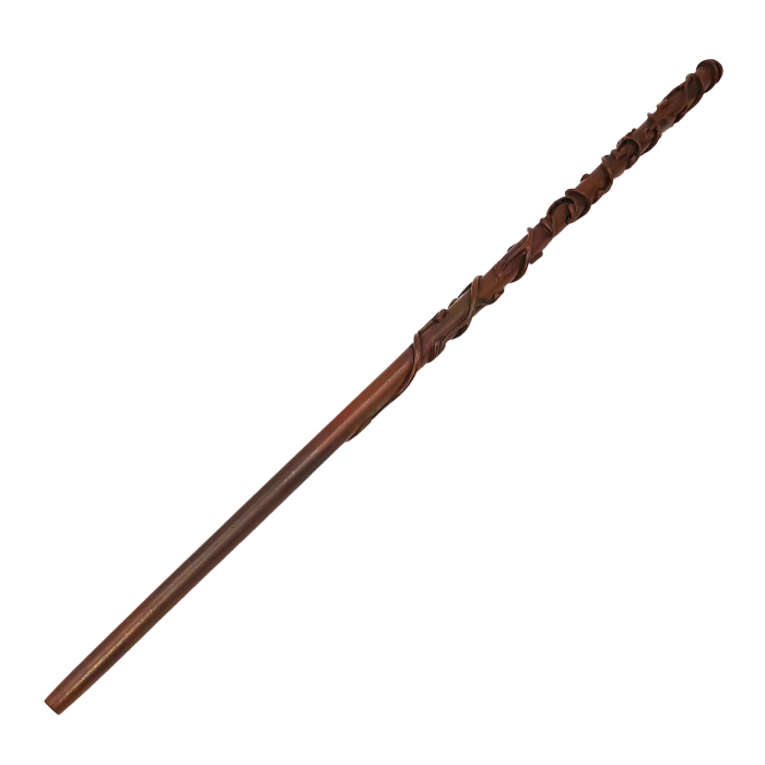 Bagheta de colectie IdeallStore®, Hermione Granger, insertii metalice, 40.5 cm, maro [2]