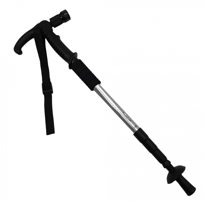 Baston extensibil IdeallStore®, Ol Helper, aluminiu, lampa LED, 110 cm [2]