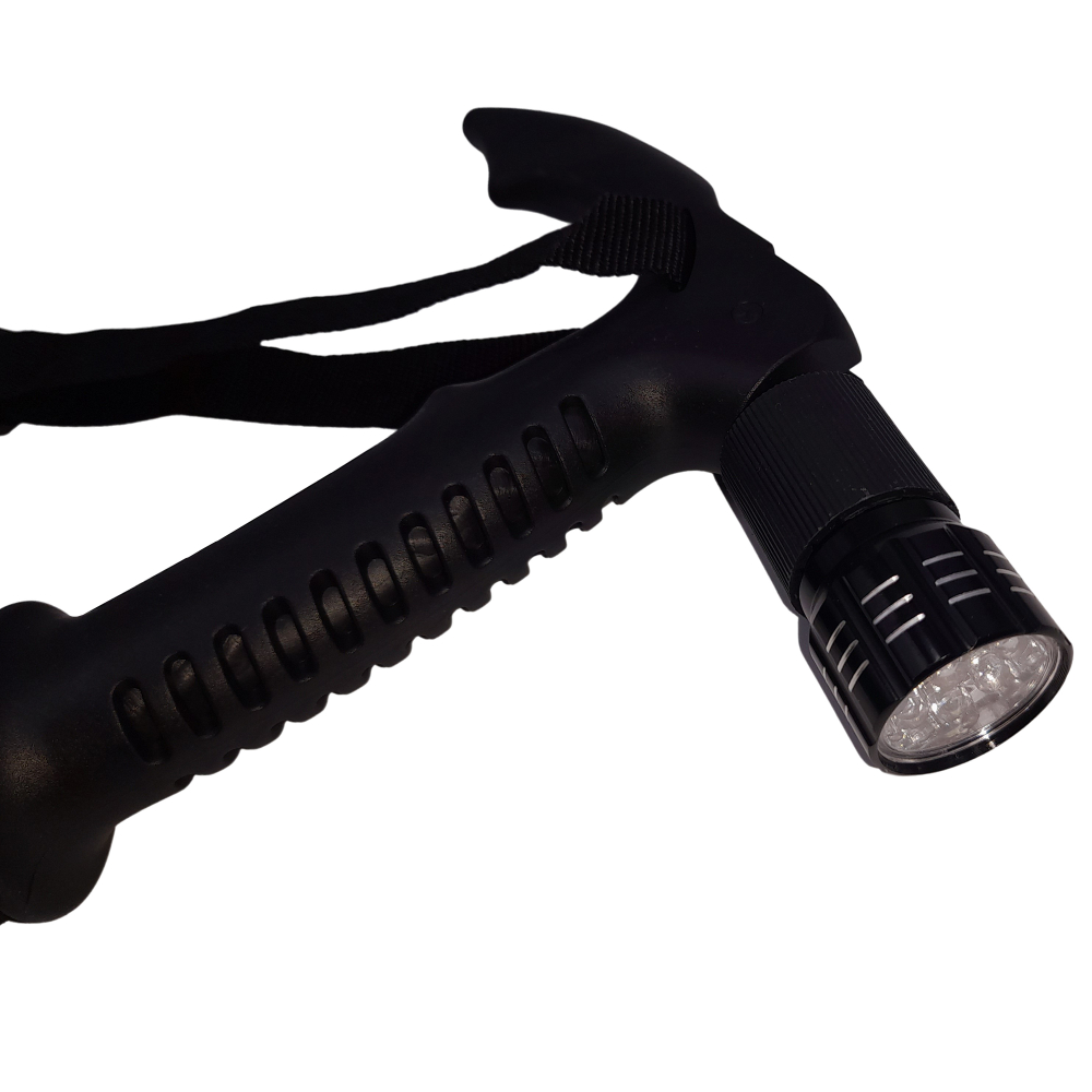 Baston extensibil IdeallStore®, Ol Helper, aluminiu, lampa LED, 110 cm, negru [4]