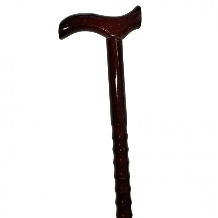 Baston locomotie IdeallStore®, Old School, lemn, 89 cm, maro [4]