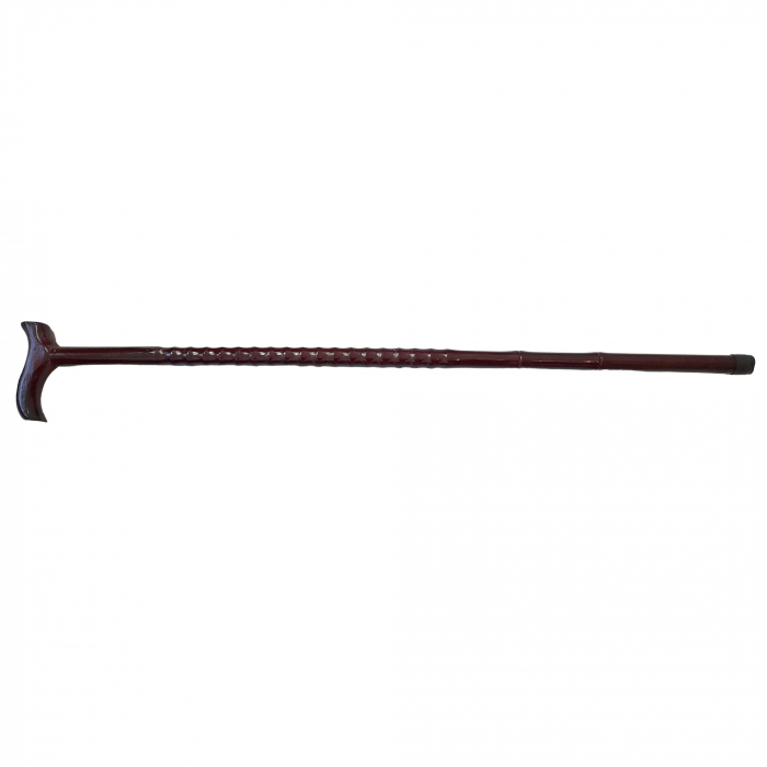 Baston locomotie IdeallStore®, Old School, lemn, 89 cm, maro [2]