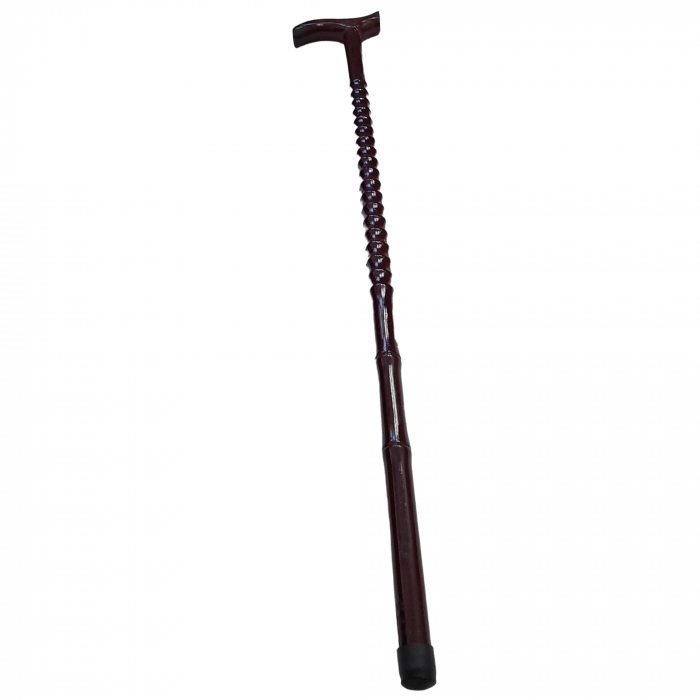 Baston locomotie IdeallStore®, Old School, lemn, 89 cm, maro [5]