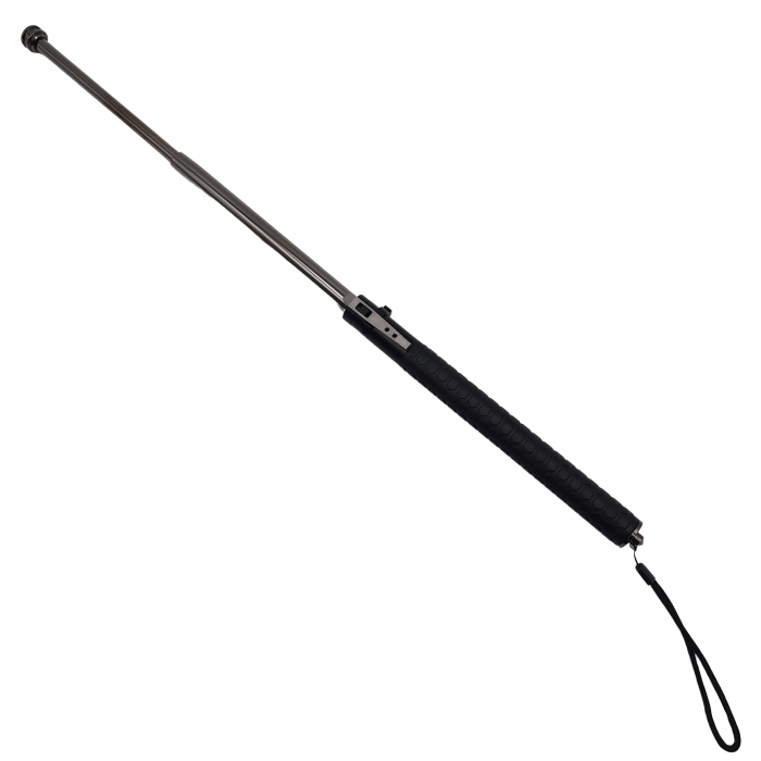 Baston telescopic automatic, Defence Guardian, 41 cm, siguranta integrata, negru [2]