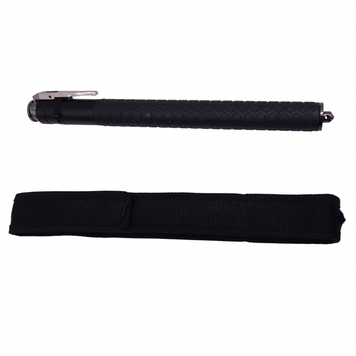 Baston telescopic automatic, Defence Guardian, 41 cm, siguranta integrata, negru [7]