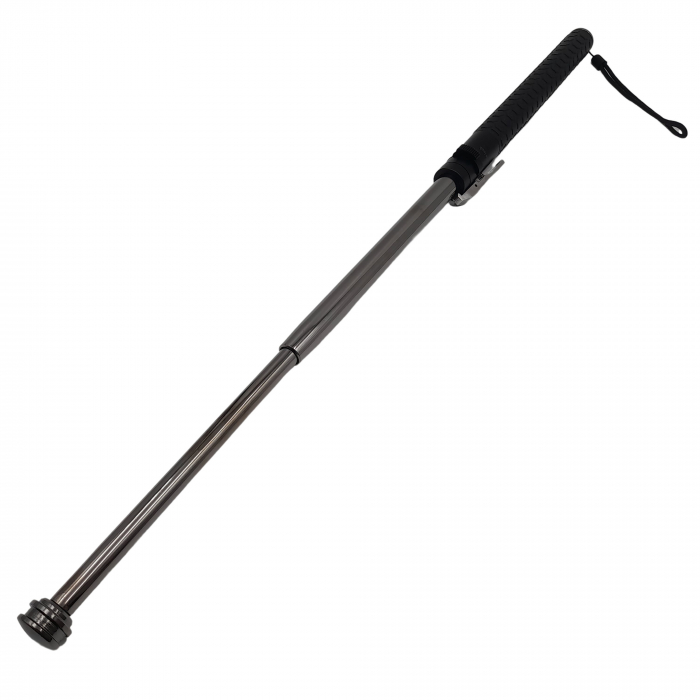 Baston telescopic automatic, Defence Guardian, 41 cm, siguranta integrata, negru [4]