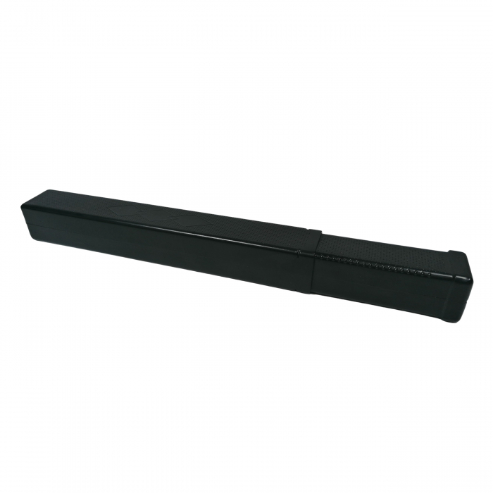 Baston telescopic cromatic, IdeallStore®, 100 cm, negru, teaca inclusa [5]
