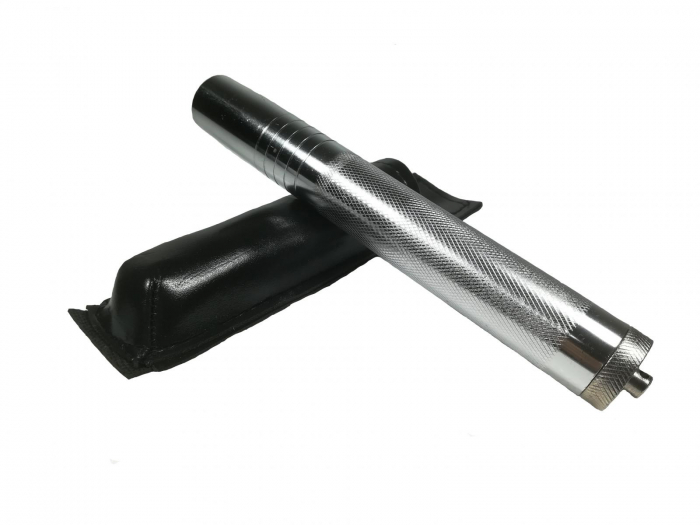 Baston telescopic din otel, argintiu, 4 sectiuni [2]