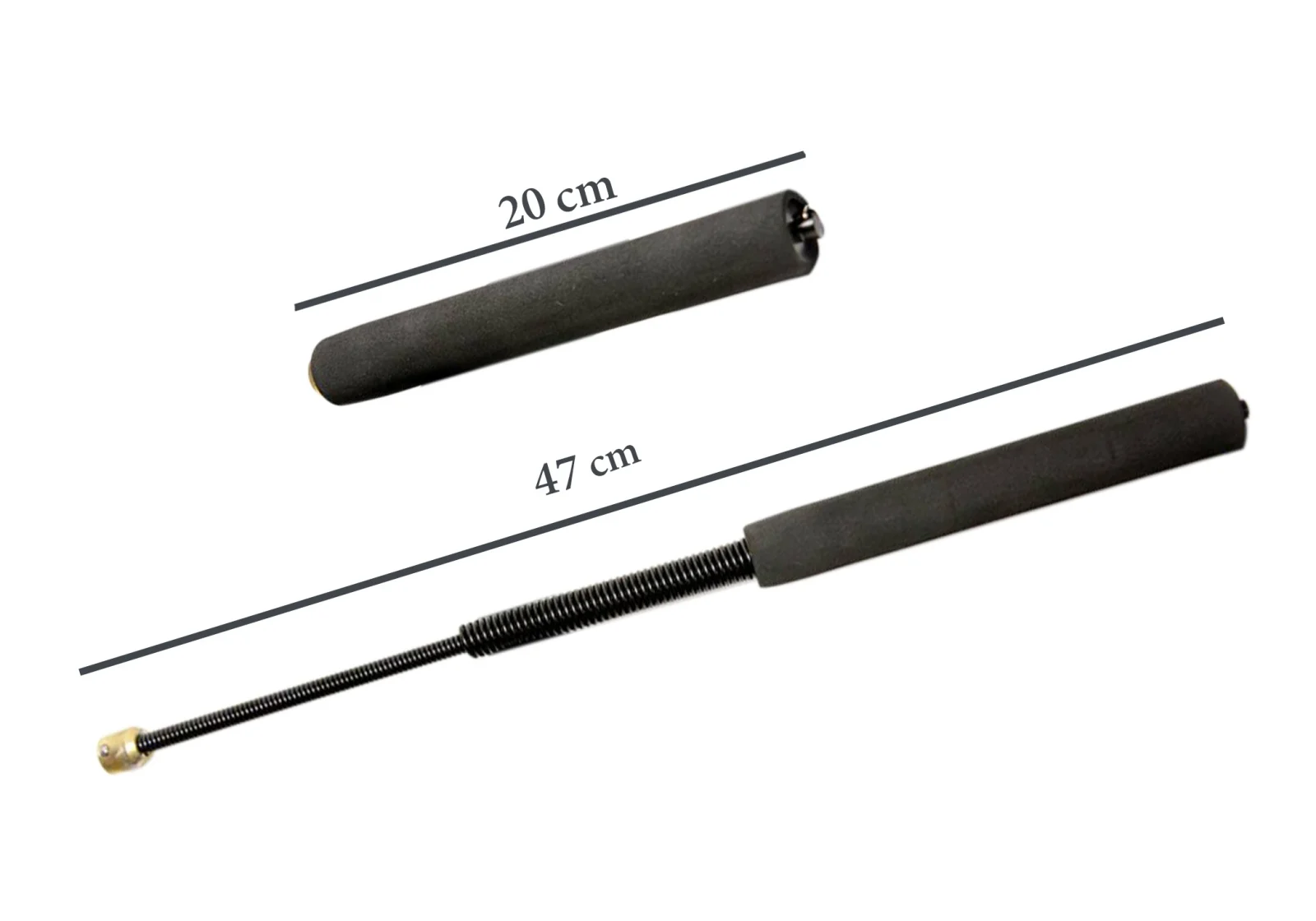 Baston telescopic flexibil, maner burete 47 cm [4]
