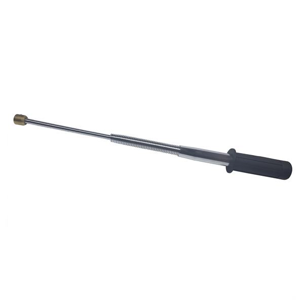 Baston telescopic flexibil maner cauciuc, 47 cm, argintiu [2]