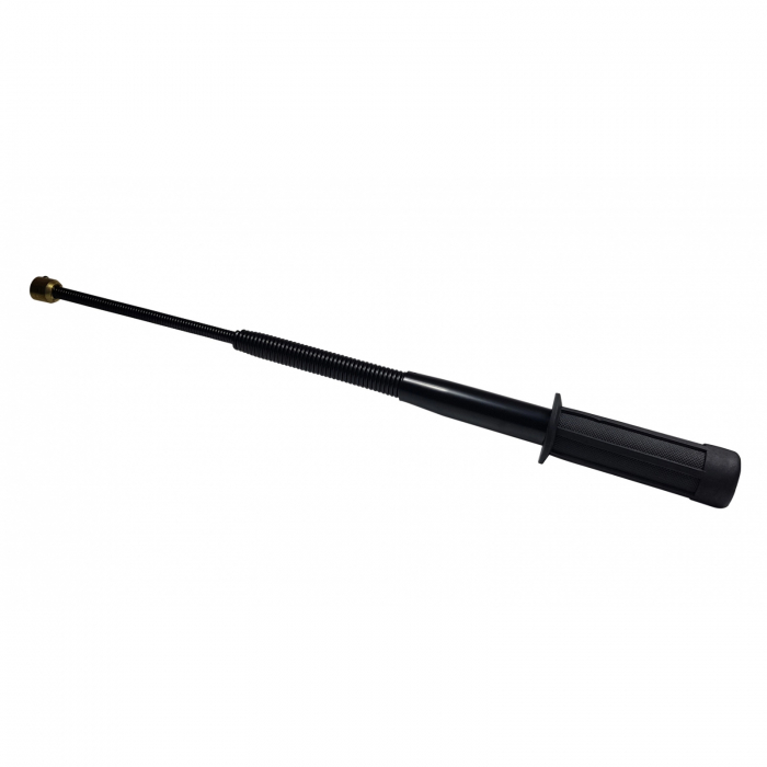 Baston telescopic flexibil maner cauciuc, 47 cm, negru [6]