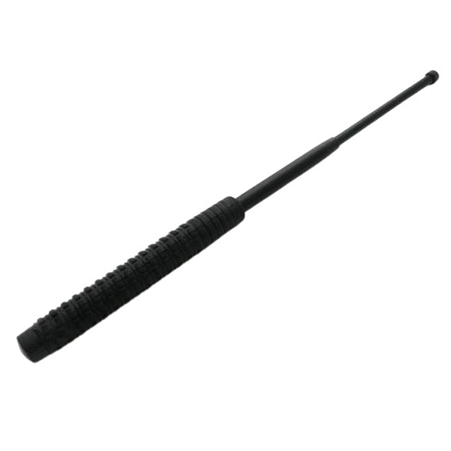 Baston telescopic IdeallStore®, Standard Guard, otel inoxidabil, 40 cm, negru, toc tactic inclus [3]