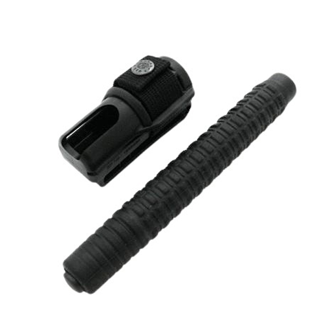 Baston telescopic IdeallStore®, Standard Guard, otel inoxidabil, 40 cm, negru, toc tactic inclus [4]