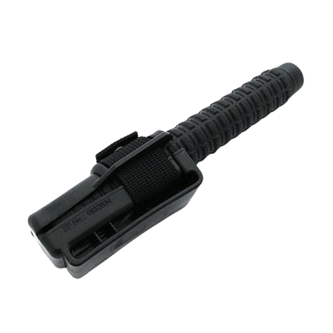 Baston telescopic IdeallStore®, Standard Guard, otel inoxidabil, 40 cm, negru, toc tactic inclus [6]
