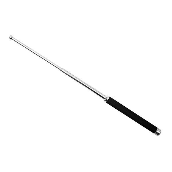 Set doua bastoane telescopic pliabile si spray paralizant chili DEPOX®, 51 cm / 65 cm/ 60 ml, argintiu [5]