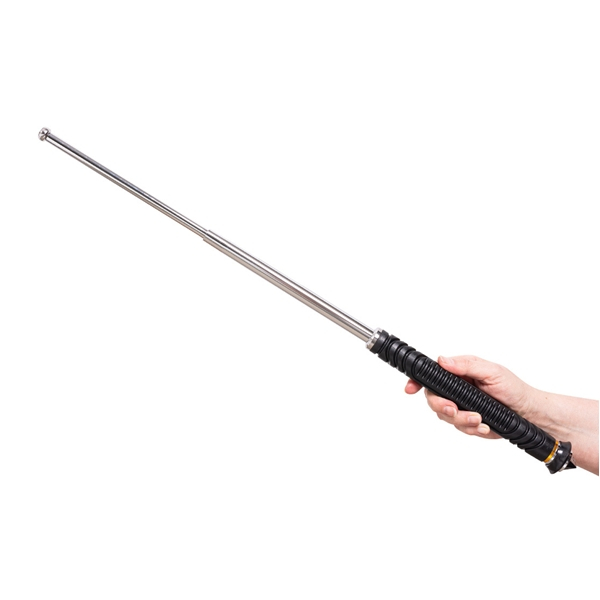 Baston telescopic pliabil, titan, ciocan geamuri detasabil, 65,5 cm, husa cordura, negru [2]