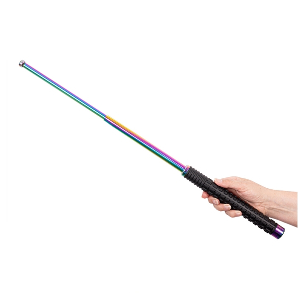 Baston Telescopic Pliabil DEPOX®, Finisaj Multicolor, Mâner Antiderapant, 52 cm [2]