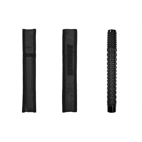 Baston telescopic pliabil, DEPOX®, 52 cm, maner antiderapant, husa inclusa, negru [7]