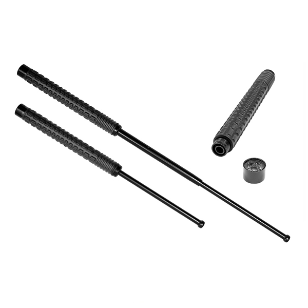 Baston telescopic pliabil, DEPOX®, 52 cm, maner antiderapant, husa inclusa, negru [4]